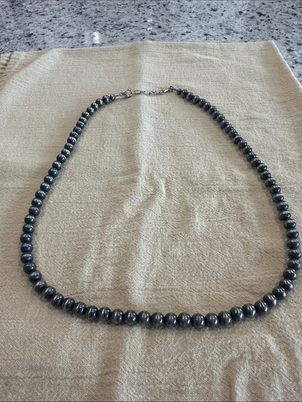 Native American Pearls Elegant Bead Necklace - Women Jewelry 22 inch